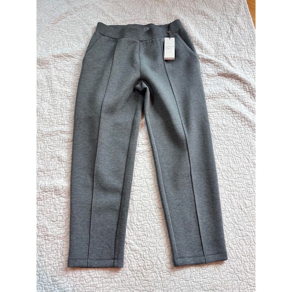 CALIA Soft Scuba Tapered Pant Dark Heather Grey Mid-Rise Relaxed Size Medium